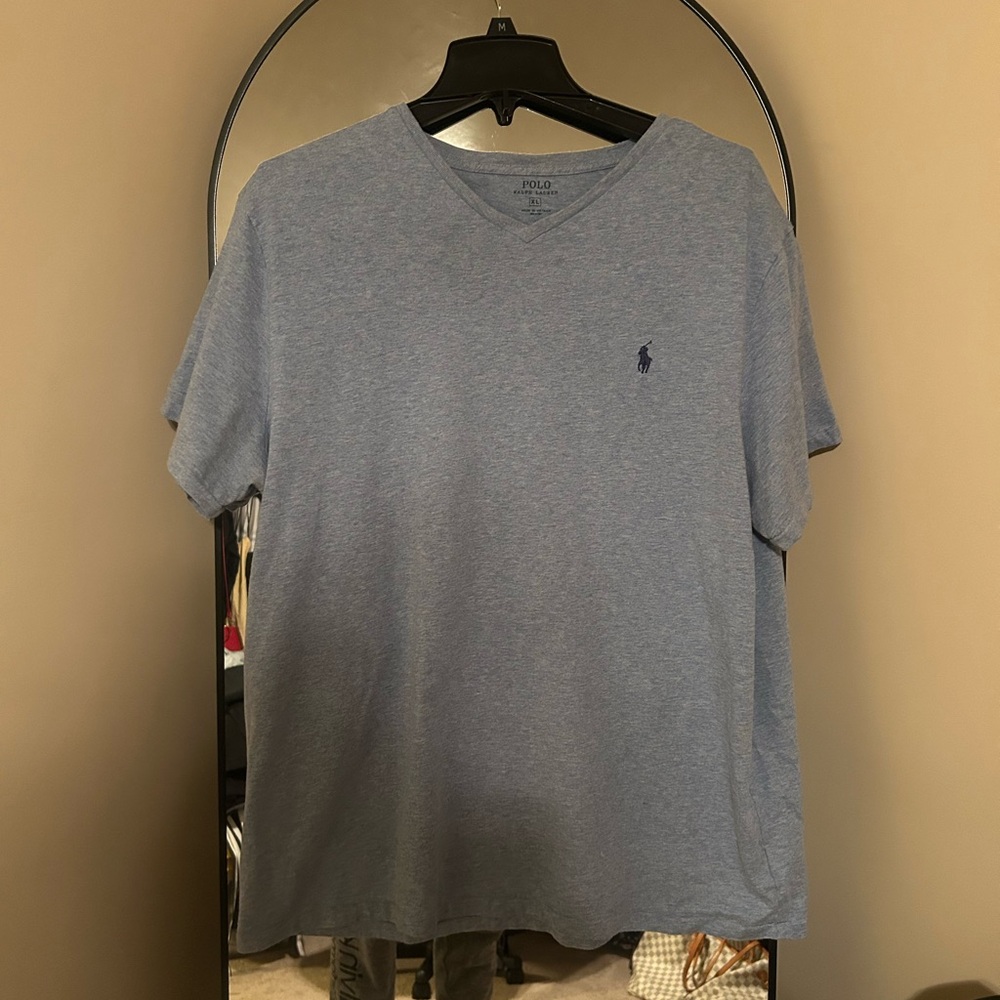 Polo by Ralph Lauren Men's Blue T-Shirt